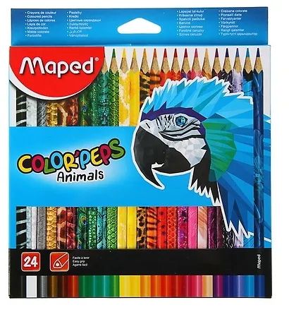 Карандаши цветные Maped, Color'Peps, 24 цвета - фото 2