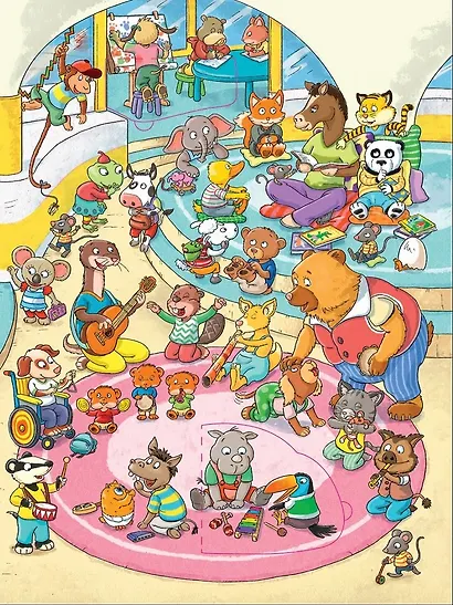 Добро пожаловать в детский сад! Виммельбух с окошками - фото 5