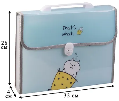 Портфель А4 "That's what", 12 отделений - фото 1