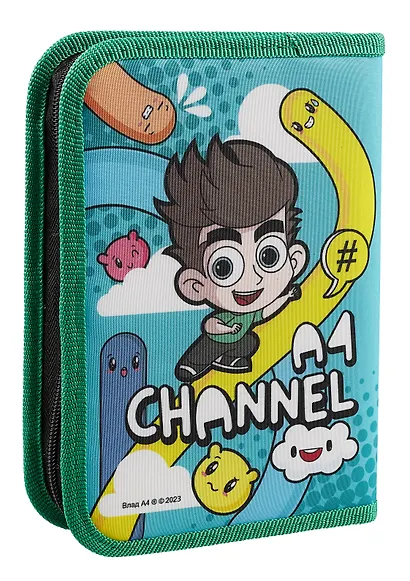 Пенал 1 отделение "Влад А4" 20*14 см, молния - фото 2