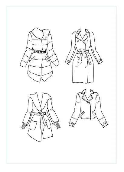 Скетчбук 140*200 24л "Fashion book"/"Модные истории. Дизайн 1" 100 г/м2, евроспираль, глянц.ламинация, контент - фото 3