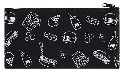 Пенал-косметичка "Kuromi. Черная серия" 20,5*10,8см полиэстер - фото 2