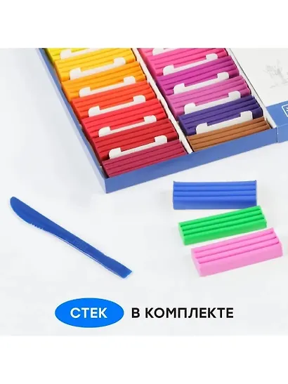 Пластилин Гамма, "Классический", 36 цветов - фото 4