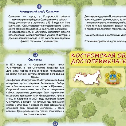 Костромская область. МЕМО Настольная игра. 50 карточек - фото 3