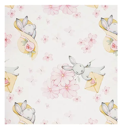 Бумага упаковочная 70*100см "Tenderness" глянц., инд.уп. - фото 3