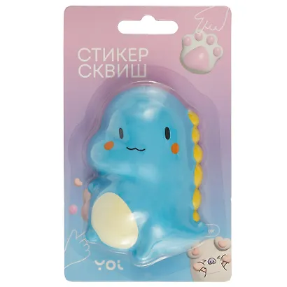 Наклейка "Стикер сквиш - Динозаврик" - фото 8