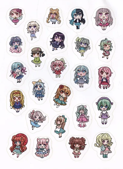 100 НАКЛЕЕК. ЧИБИ - фото 3