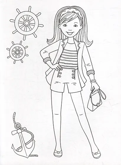 Мода. Книжка-раскраска - фото 2