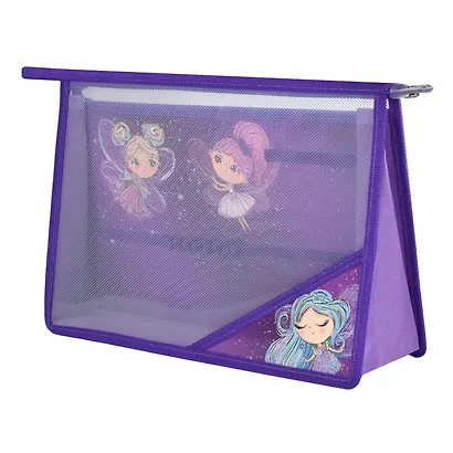 Папка для уроков труда А4 "ФЕЕЧКИ" пластик, 33*23см, молния, внутр.разделитель, эласт.держатели для канц.принадлежностей, УФ-печать - фото 1