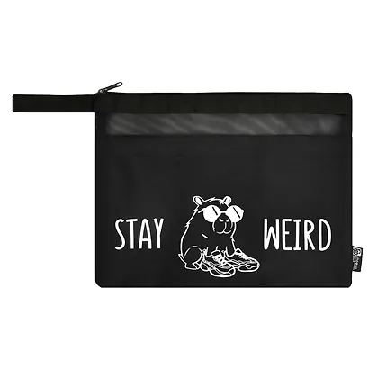 Папка для труда А4 "Чудная капибара" 34*25,5 см, нейлон, молния - фото 1