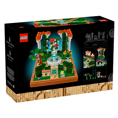 10359 Конструктор LEGO Icons Сад с фонтаном, 1302 деталей, возраст 18+ - фото 5
