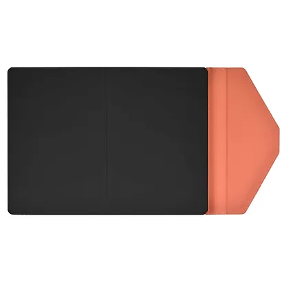 Ежедневник недат. А5 160л "Руффо" чёрный, розовый, бежевый, иск.кожа, тв.переплет, офсет, ляссе - фото 5