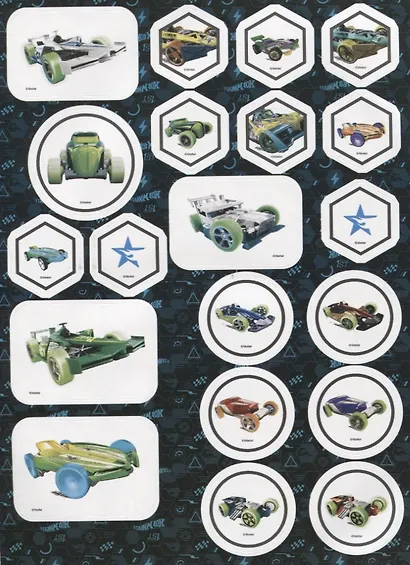 Хот Вилс. Суперскорость. 130 наклеек - фото 3