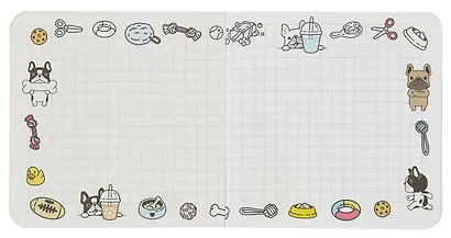 Записная книжка 130*130 32л "Блокнот с французскими бульдогами" ассорти - фото 7