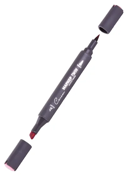 Маркер художественный "Сонет" Twin Brush розовый, Сонет - фото 2