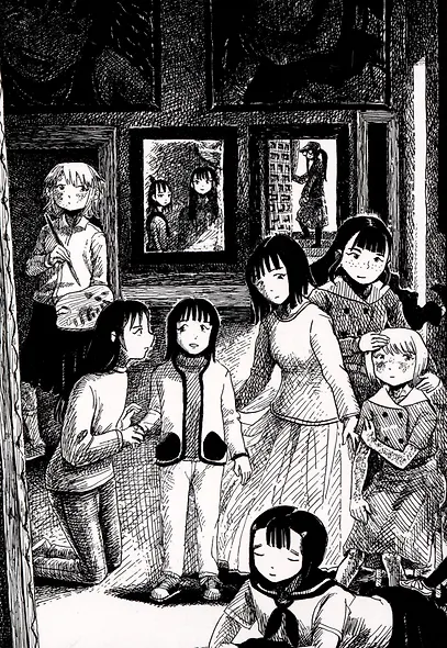 Что у нее с лицом. (С моей прекрасной кожей что-то случилось / Oshi no Hada ga Areta: Mogukon Sakuhinshuu). Манга - фото 2