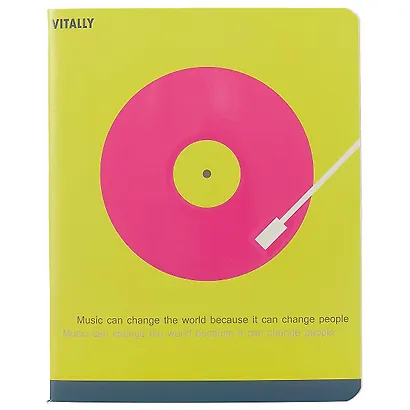 Тетрадь в клетку Academy Style, "Примитив", 80 листов, в ассортименте - фото 1