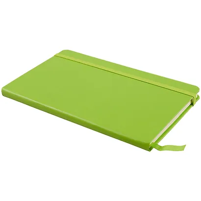 Книга для записей А5 96л лин. "JOY BOOK. Ярко-салатовый" 7БЦ, иск.кожа, тонир.форзац, тонир.блок 70гр/м2, скругл.углы - фото 2