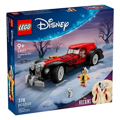 43277 Конструктор детский LEGO Disney Машина Круэллы Де Виль, 378 деталей, возраст 9+ - фото 10