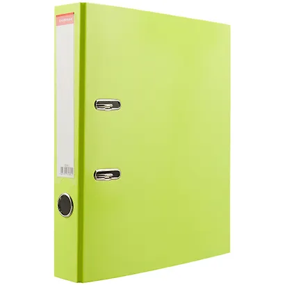 Папка архивная 50мм А4 "Neon" арочн.механизм, желтый - фото 1