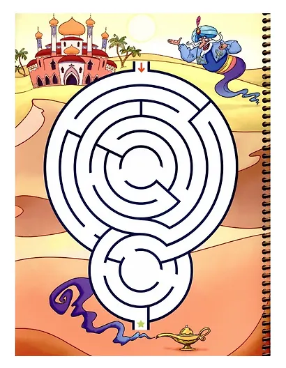 Лабиринты. Пиши и стирай. Тетрадь для письма маркером для детей 4-5-6 лет - фото 2