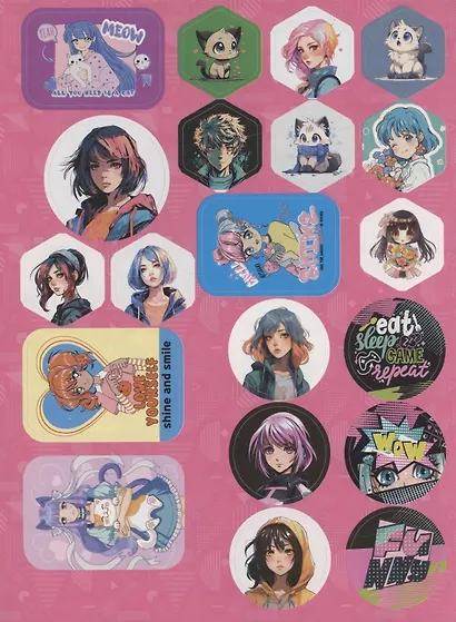 150 наклеек. Аниме - фото 3