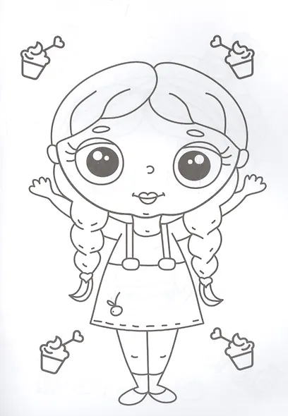 РАСКРАСКА А5 эконом. ДЕВОЧКИ - фото 5