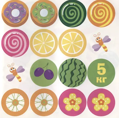 Круглые многоразовые наклейки. Выпуск 1 - фото 3