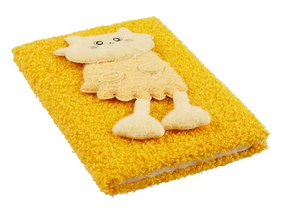 Книга для записей А5 80л лин. с мехом "Котятки" с мехом, ассорти - фото 4