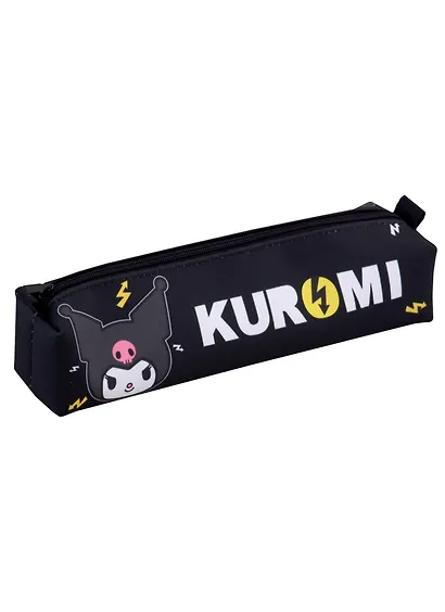 Пенал-косметичка объемный "Kuromi", черно-желтый - фото 2