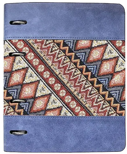 Тетрадь на кольцах в клетку InFolio, Study, 120 листов, синяя - фото 1