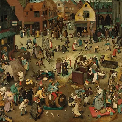 Пазл Брейгель Битва масленицы и поста (1000 деталей) - фото 3