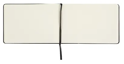Скетчбук А5 (14,5*21,2) 100л "Make your mark" черн.тв.переплет, резинка, ляссе, инд.уп. - фото 7