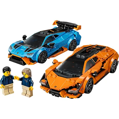 LEGO Speed Champions: Автомобили Lamborghini Revuelto & Huracan STO, 607 деталей (77238) - фото 4