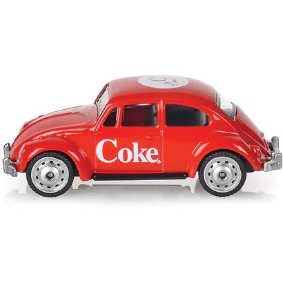 450027 Машинка литая коллекционная Motor City - Die-сast модель Coca-Cola 1967 Volkswagen Beetle, масштаб 1:50 (металлическая), возраст 14+ - фото 7