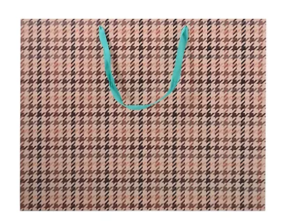 Пакет А3+ 40*50*15 "Гусиная лапка" нейтр., бум.мат.ламинат - фото 2