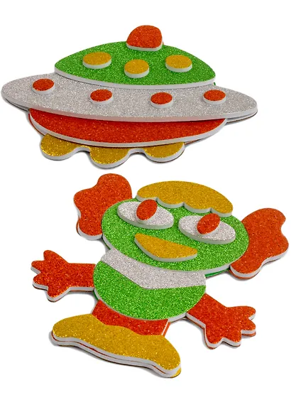 Набор для детского творчества. Игрушки на магнитах "Блестящие аппликации" - фото 6