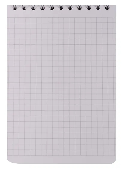 Блокнот А6 50л кл. "PARTY" спираль, пластик.обл., черно-голубой, stila - фото 3