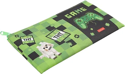 Пенал-косметичка "Моя игра. Пиксель", на молнии мягкий - фото 3