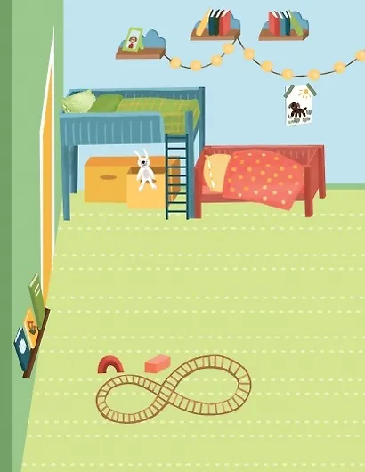 Расставь мебель в доме. Многоразовые наклейки - фото 4