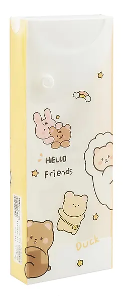 Пенал корпусный "Little animals" на кнопке, ассорти - фото 6