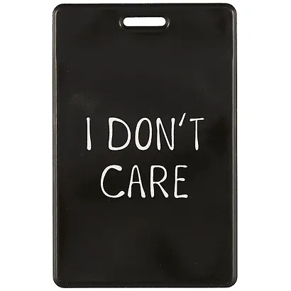 Чехол для карточек I dont care (ДГ2021-282) - фото 1