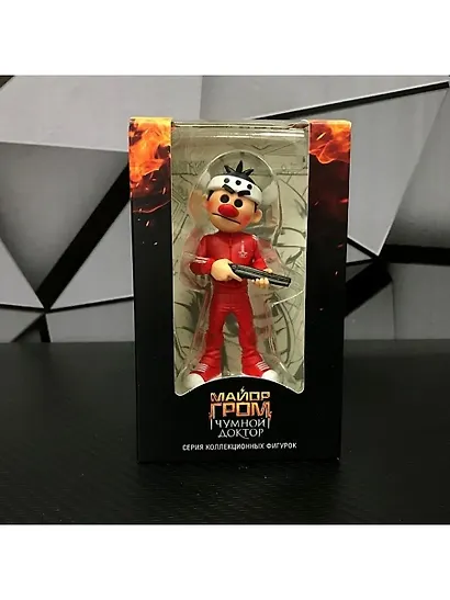 Фигурка коллекционная по мотивам фильма «Майор Гром» Главарь (пластик) (13х8) (коробка) - фото 4