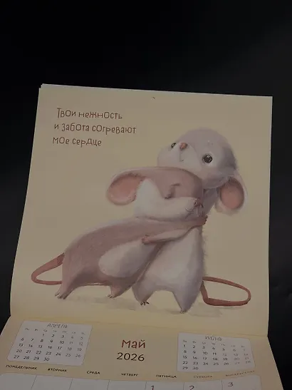 Обнимательный год. Календарь настенный на 2026 год (300х300) - фото 10