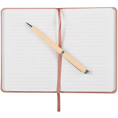 Записная книжка "Софт-тач", А6, 96 листов, розовый - фото 3