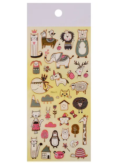 Наклейки PVC Прикольные животные - фото 1