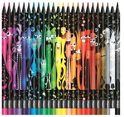 Карандаши цветные «Color'Peps Monster», Maped, 24 цвета - фото 3