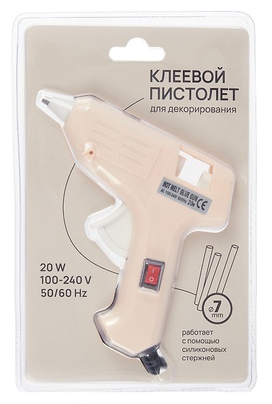 Клеевой пистолет для декорирования 20W, для стержней 7мм - фото 7