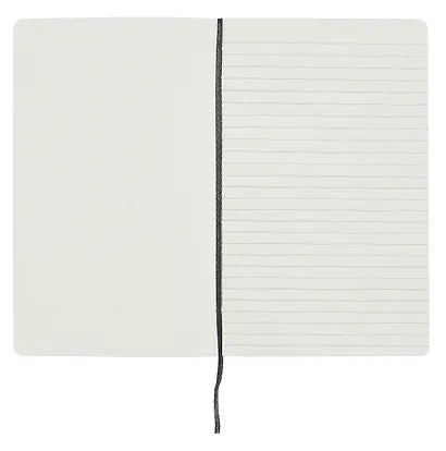 Книга для записей А5 80 листов нелинованная/в линейку, черный, Schiller - фото 9