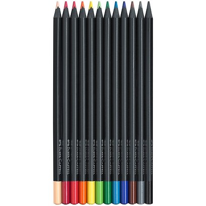 Карандаши цветные «Black Edition», Faber-Castell, 12 цветов - фото 2